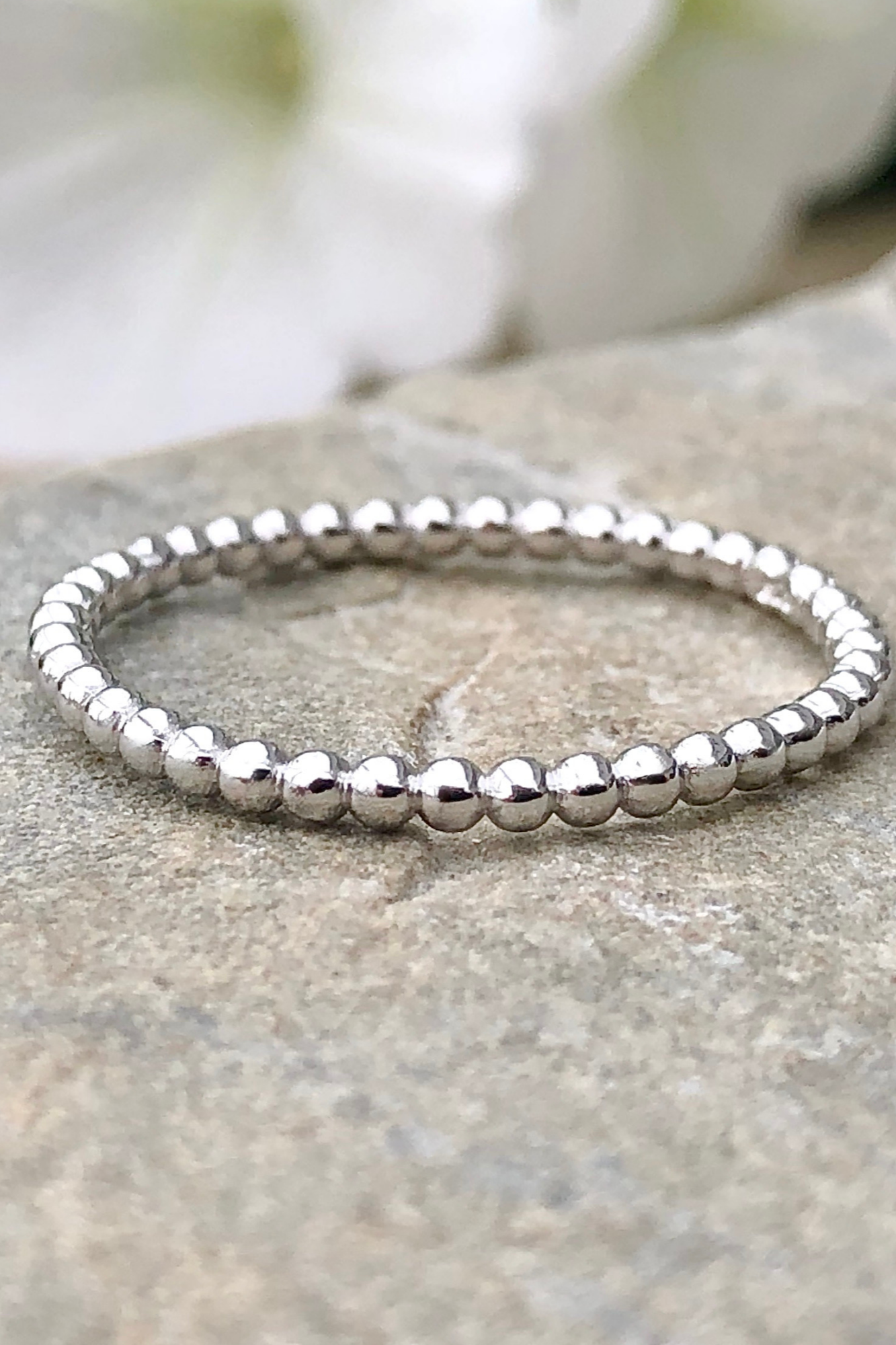 Sterling Silver Dots Ring