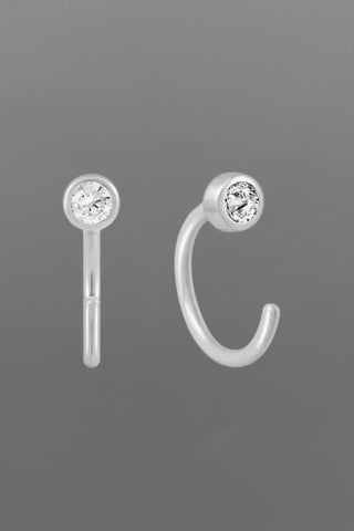 Hexagon Hinged Clicker Hoops