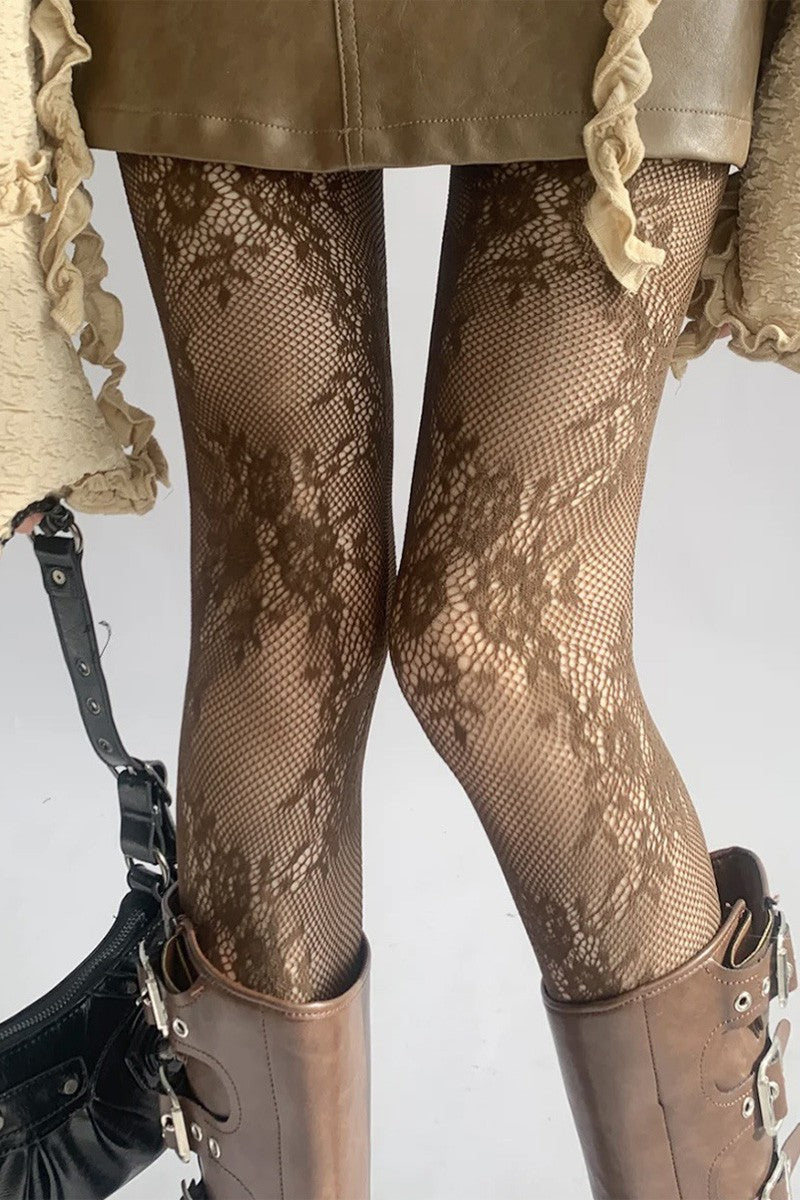 Lace Pattern Stocking