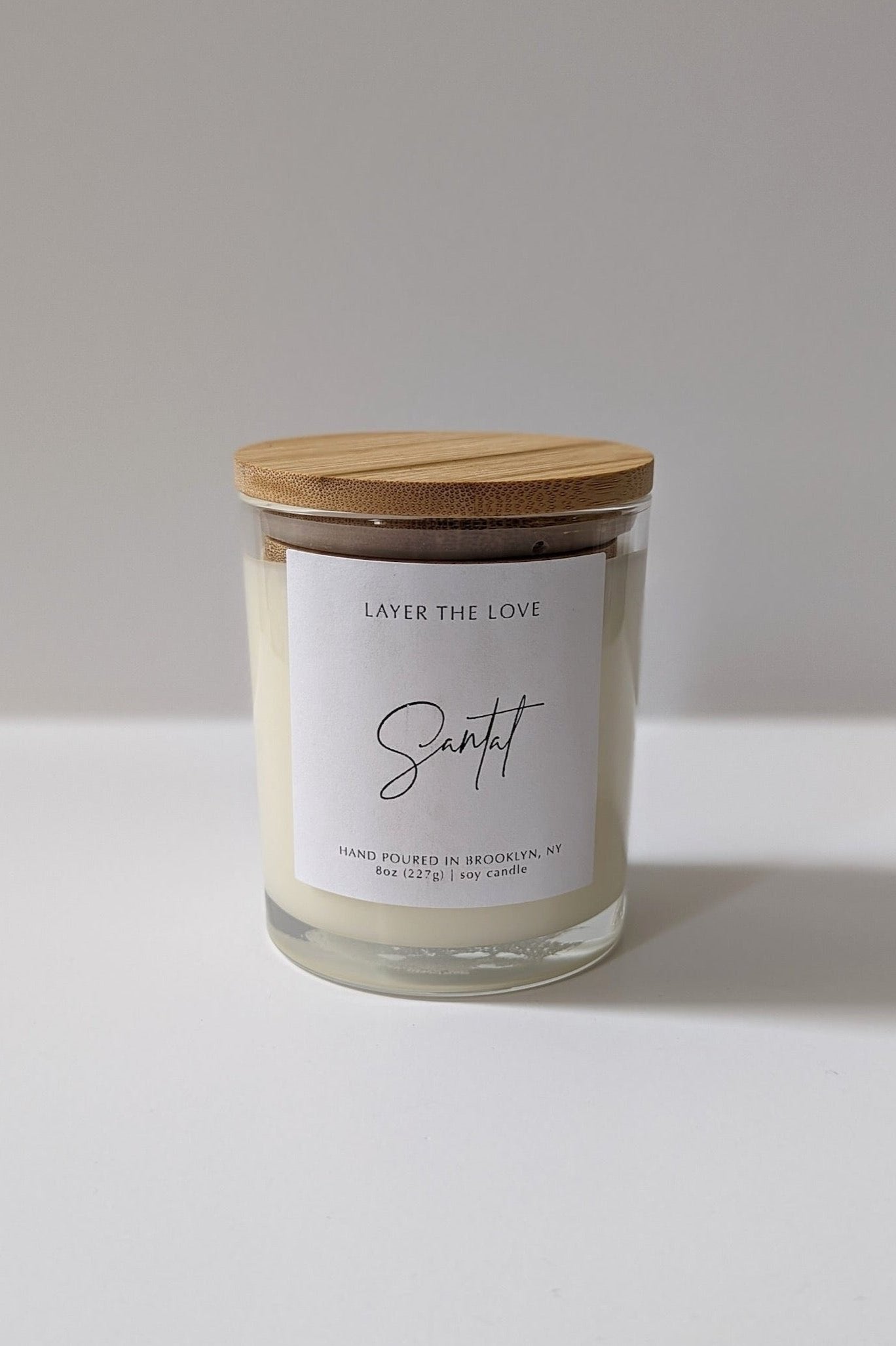 Soy Candle - 8 oz Glass Jar