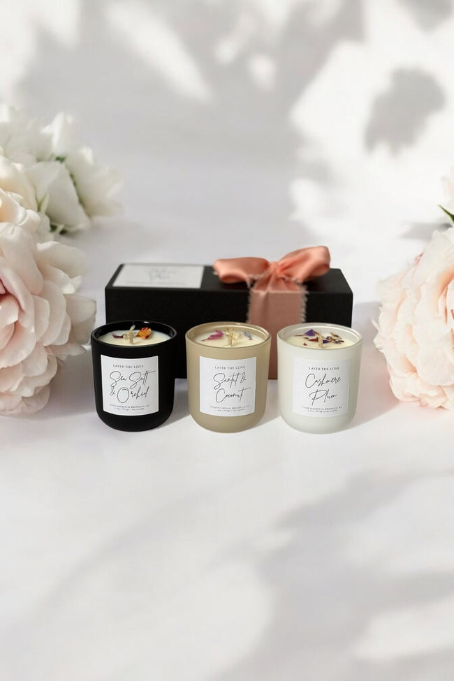 Mini Trio Soy Candle Boxed Set
