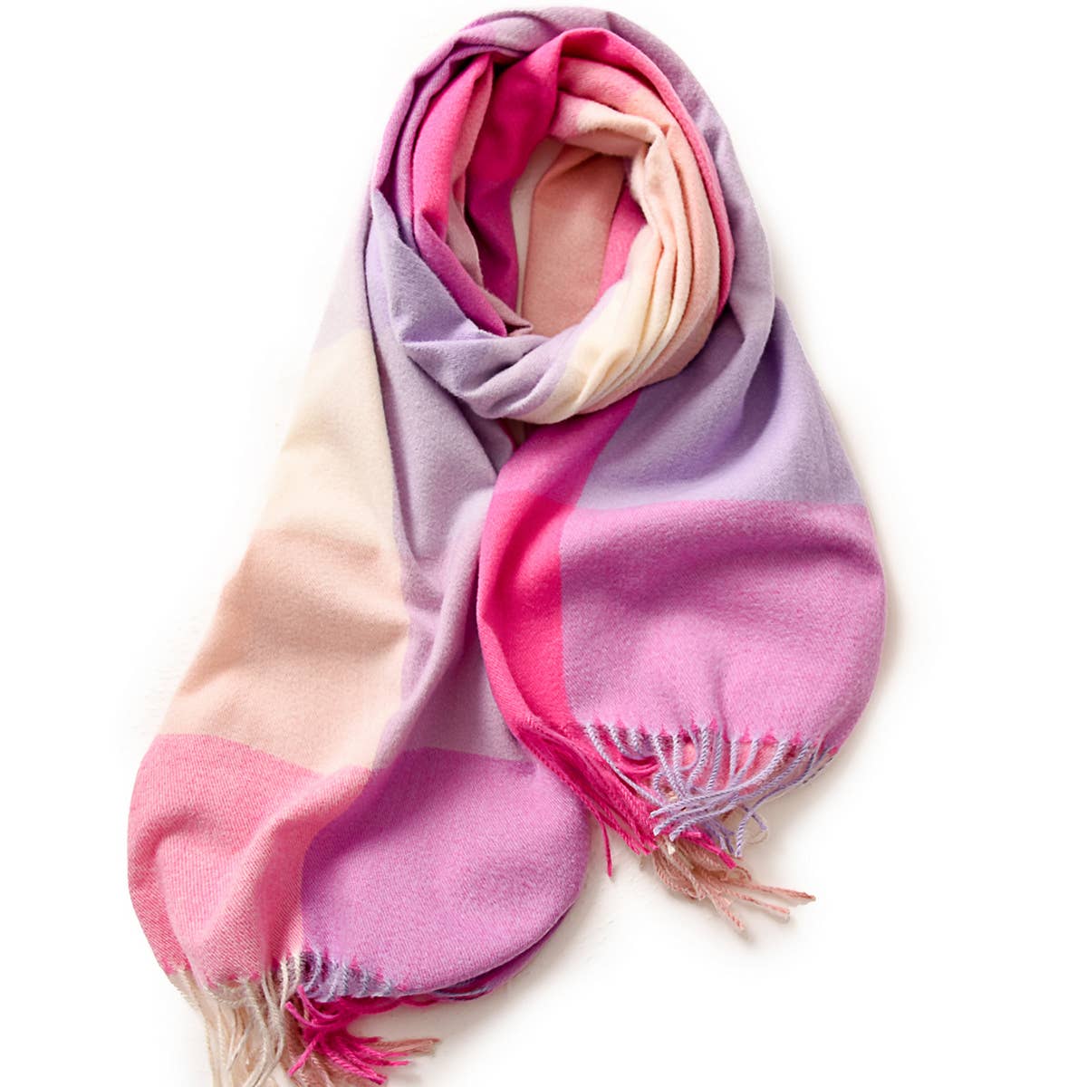 Colorblock Scarf Shawl