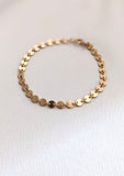 Gina Coin Chain Bracelet by Layer the Love