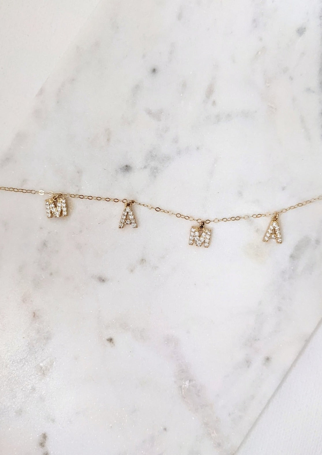 MAMA Charm Necklace by Layer the Love