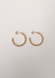 Kate Twist Gold Hoops by Layer the Love