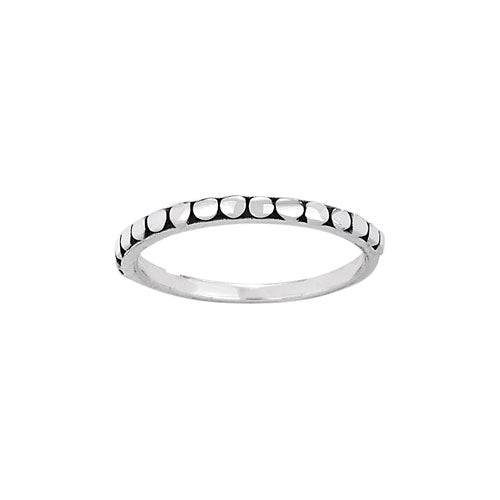 Sterling Silver Dot Stacking Ring