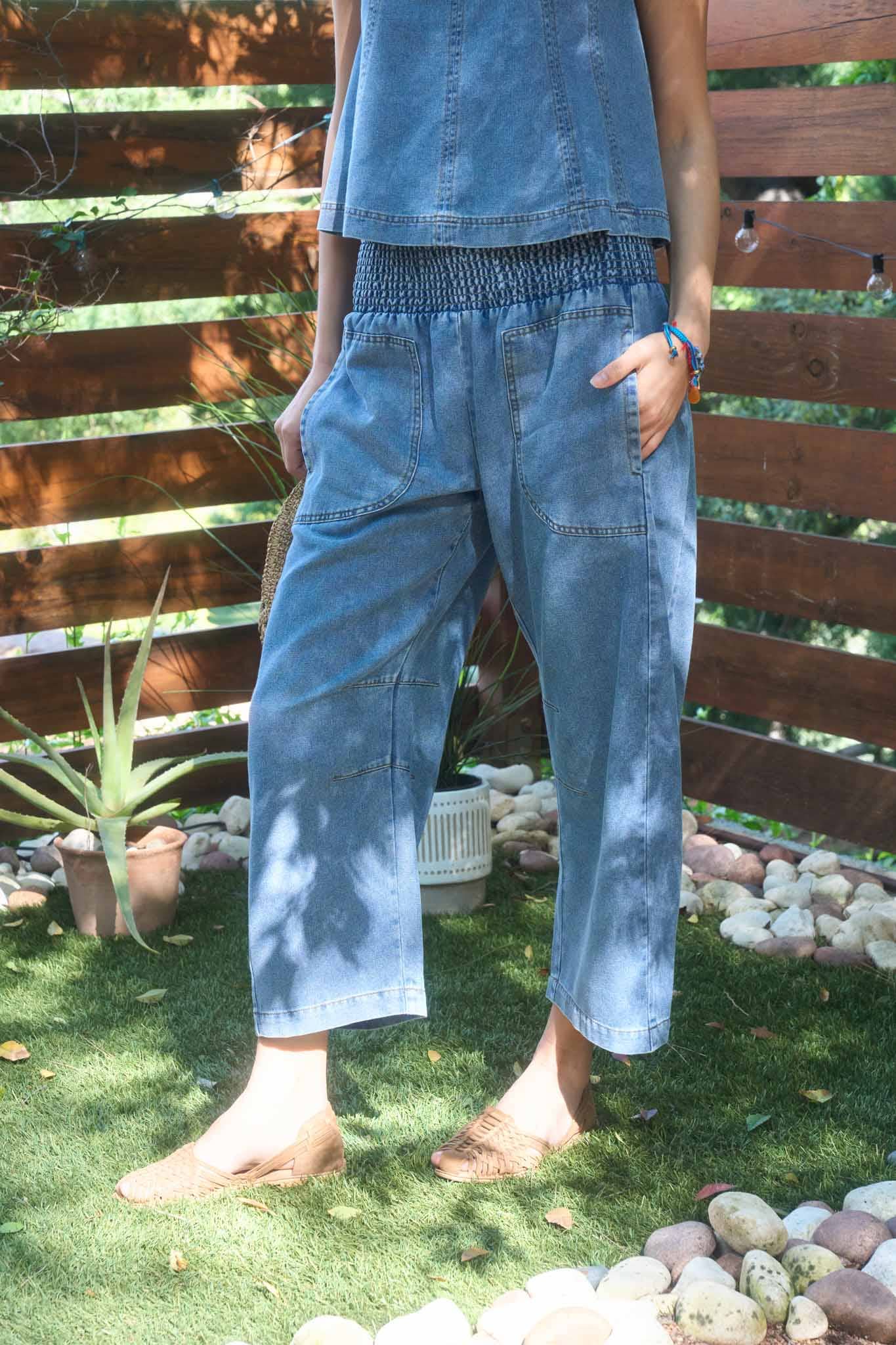 Easy Denim Pants