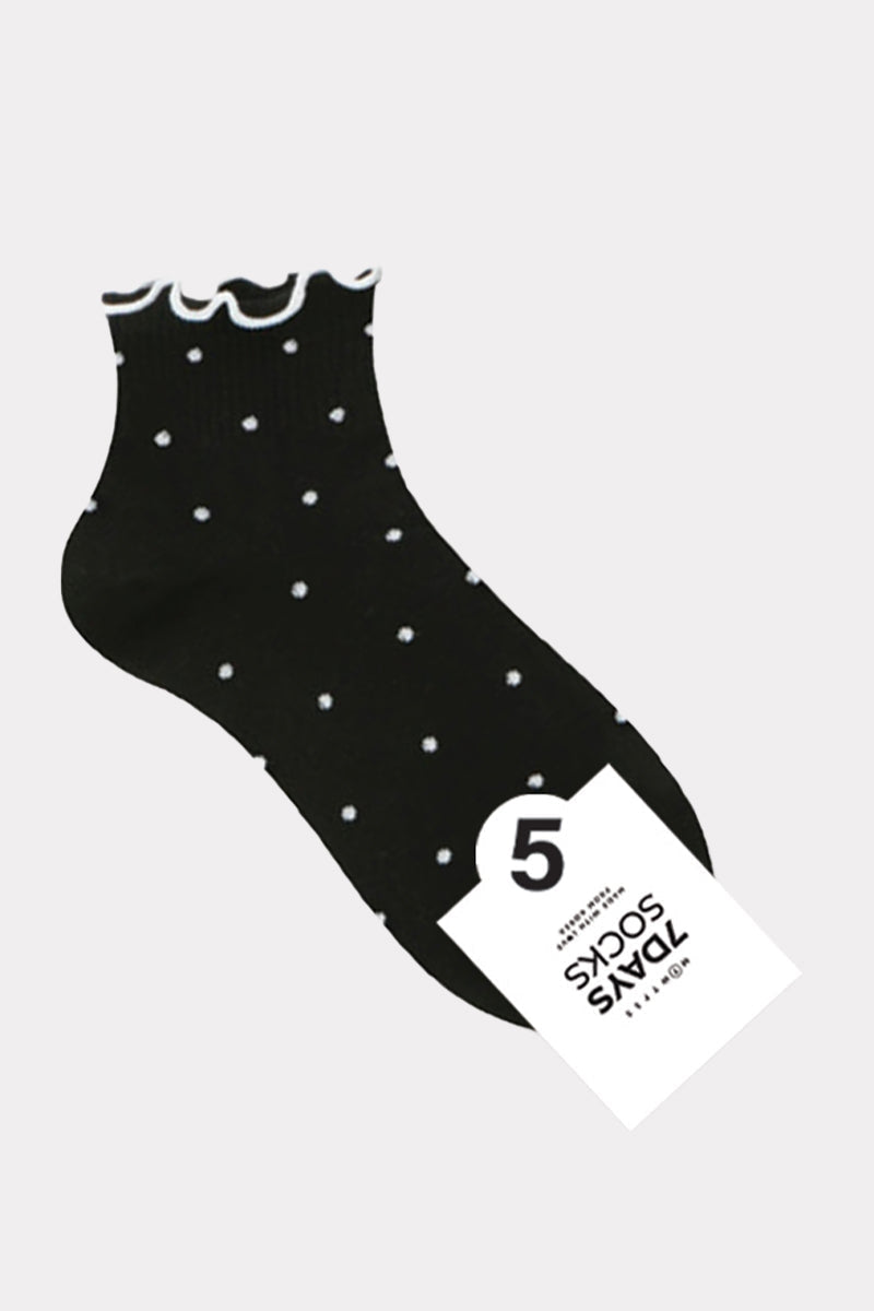 Crew Frill Dot Socks