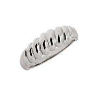 Tapered Croissant Dome Ring