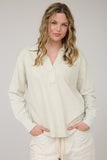 Long Sleeve Henley Top