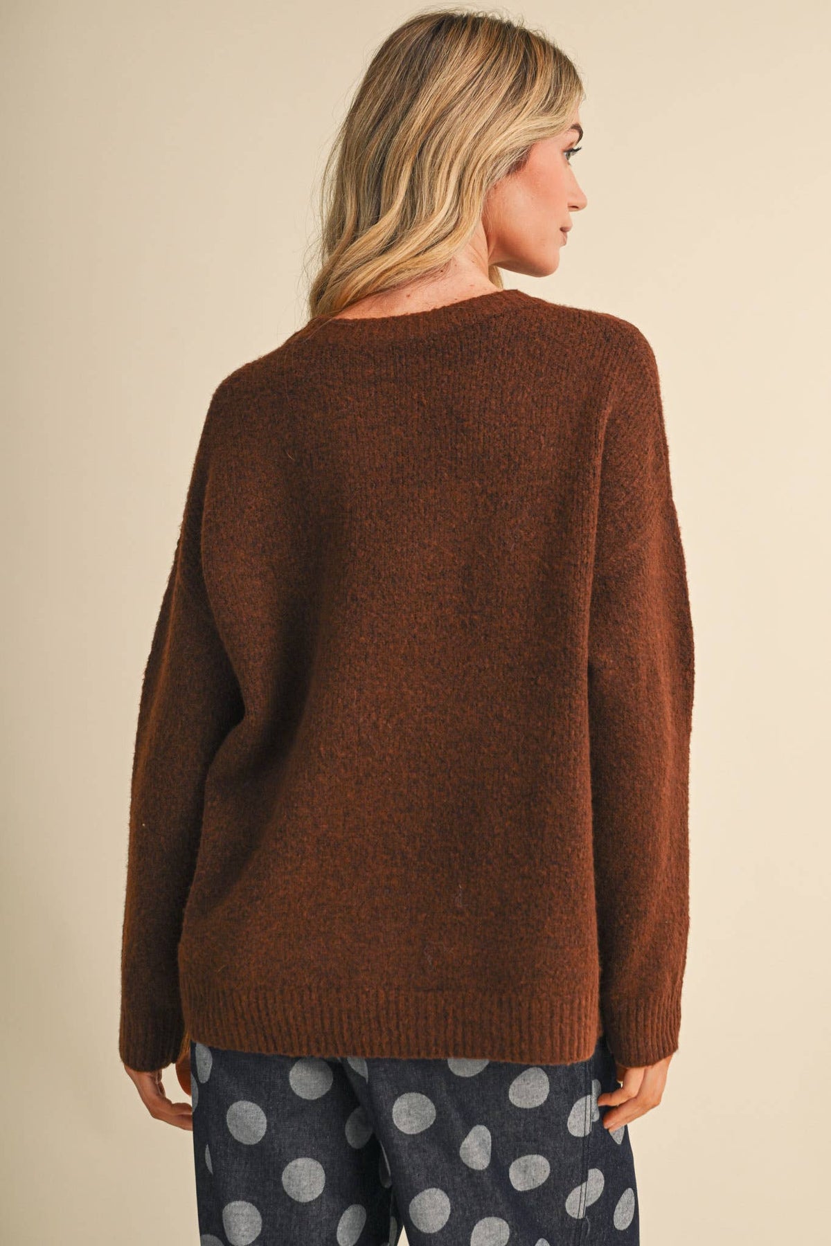 Embroidered People Sweater