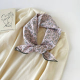 Picot Trim Bandana Scarf