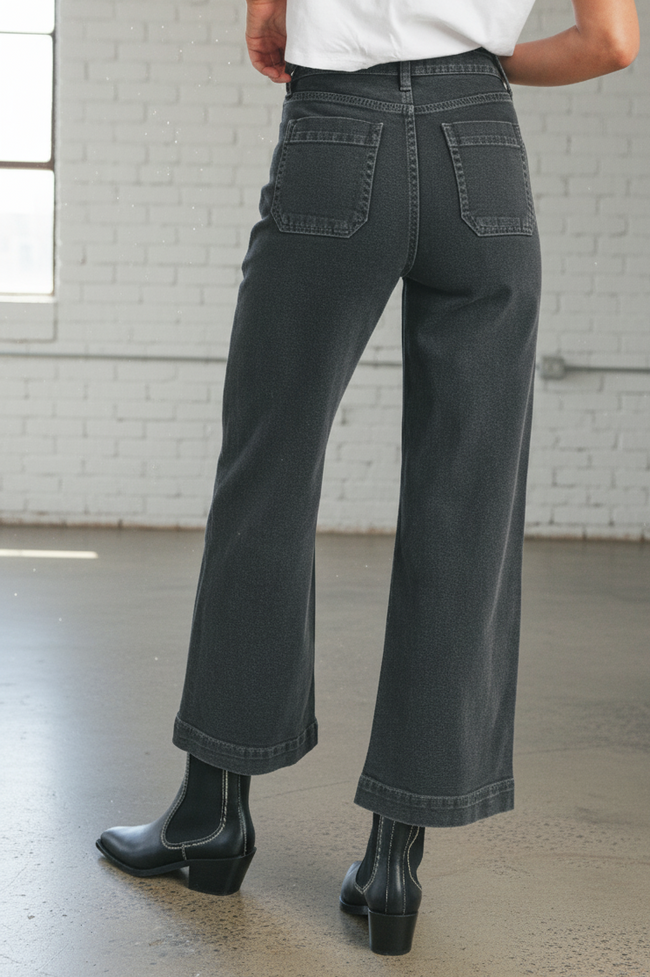 Denim Utility Pants
