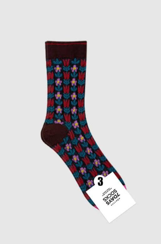 Crew Retro Tulip Socks