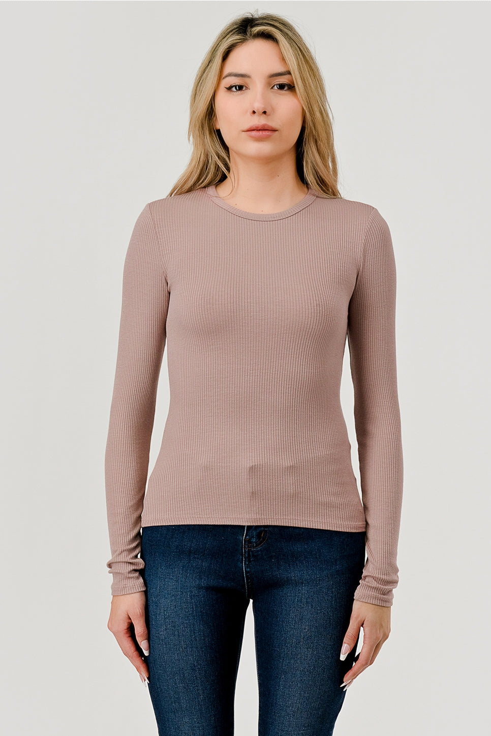 Soft Rib Long Sleeve Crew