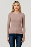 Soft Rib Long Sleeve Crew