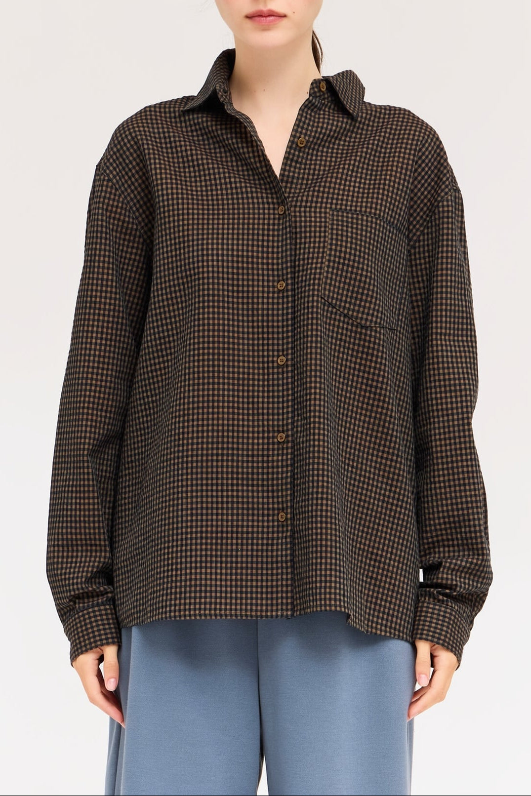 Dark Gingham Shirt