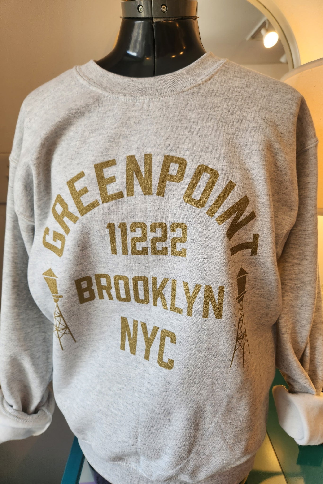 Greenpoint Water Tower Graphic Sweatshirt