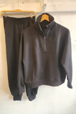 Luxe Quarter Zip Pullover Sweatshirt