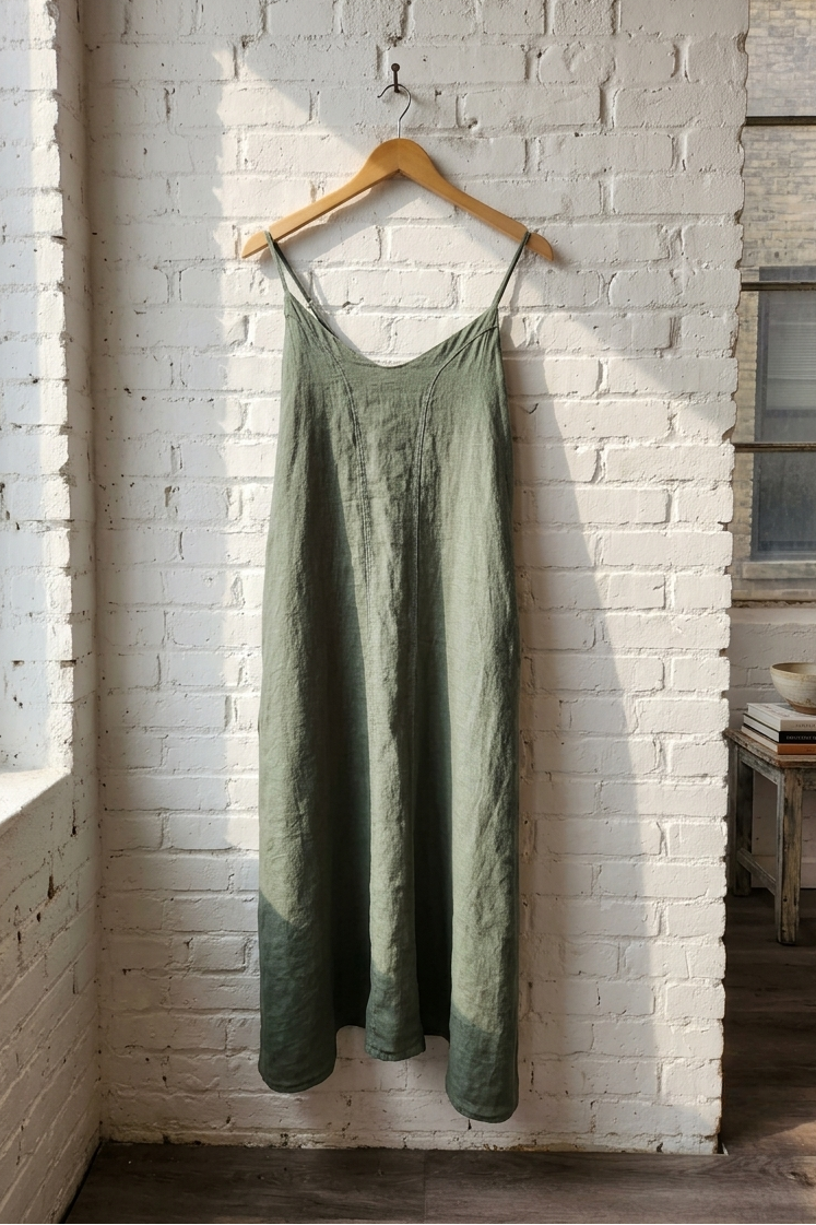 100% Linen Slip Dress