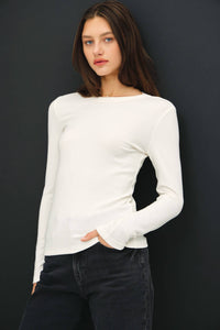 Long Sleeve Round Neck Tee
