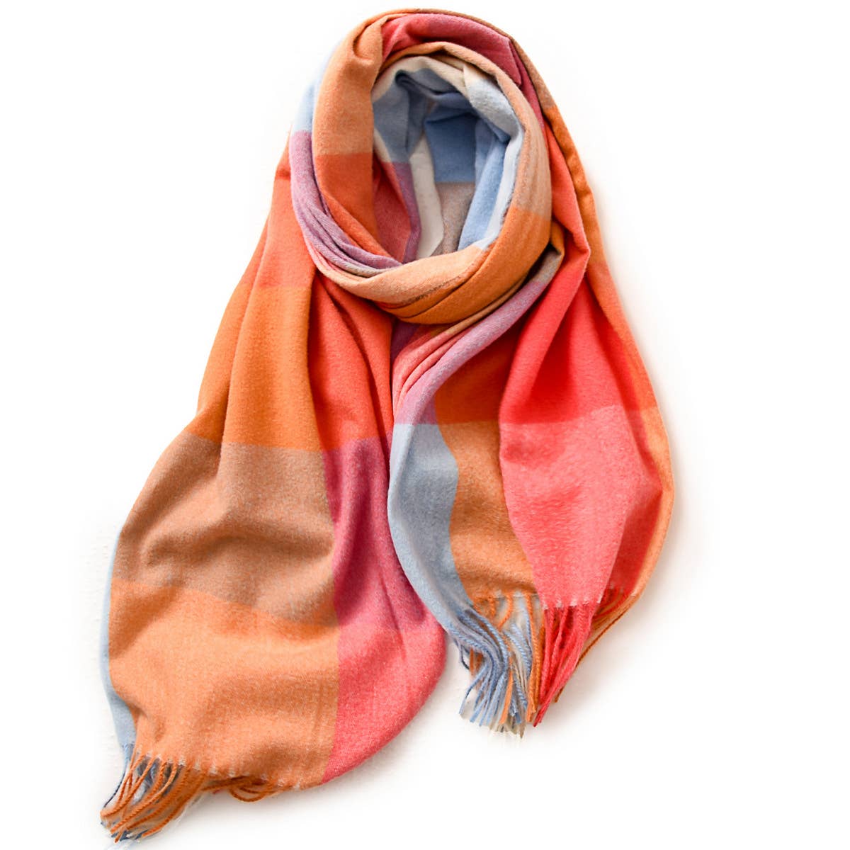 Colorblock Scarf Shawl