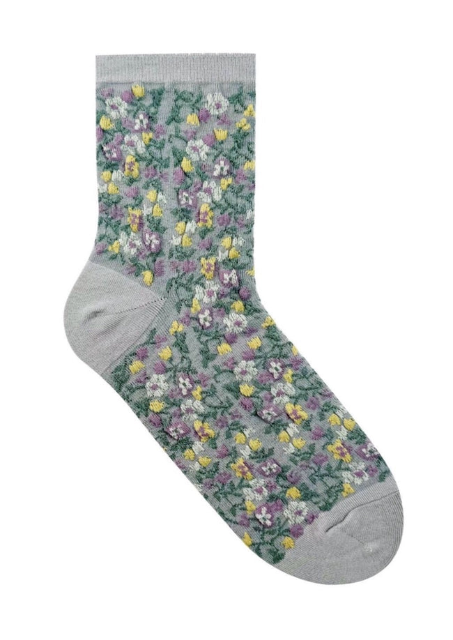Crew Mori Garden Flower Socks