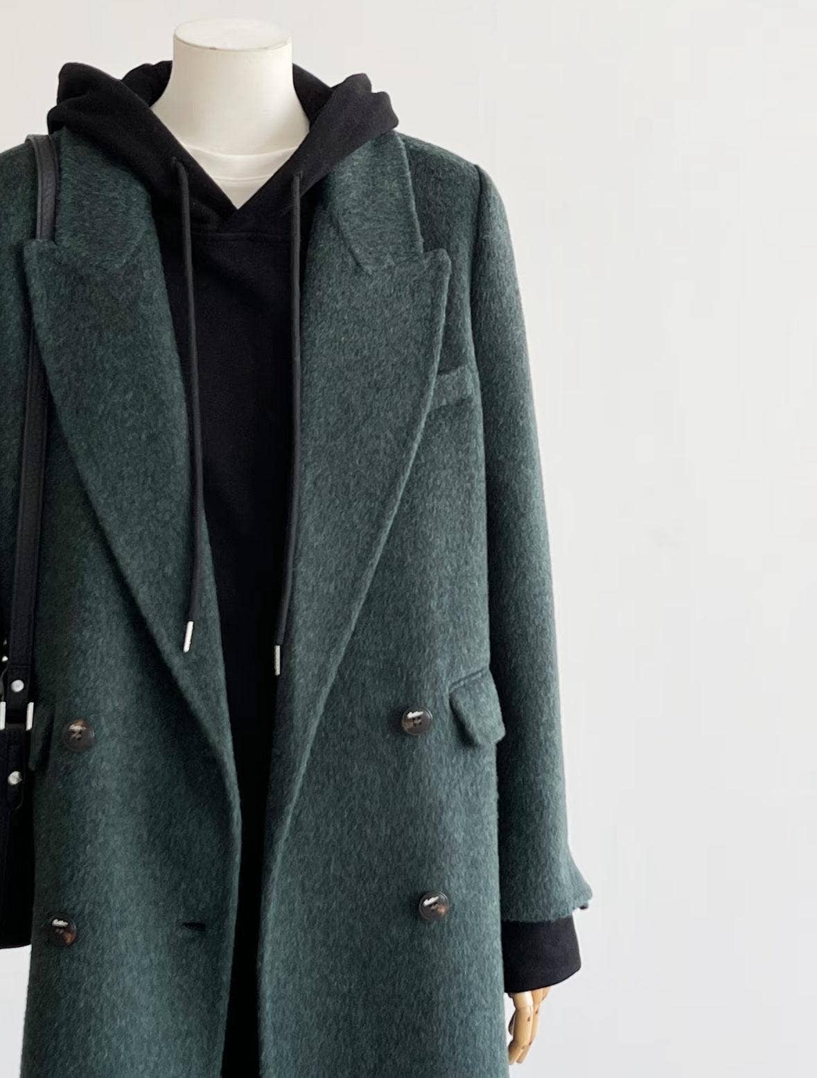 Eden Double-Breasted Over Coat