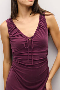 Sleek Knit Midi Dress