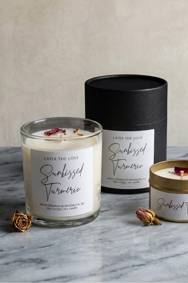 Soy Candle - 8 oz Glass Jar