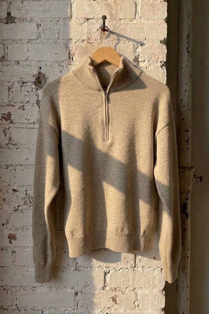 Classic Quarter Zip Sweater
