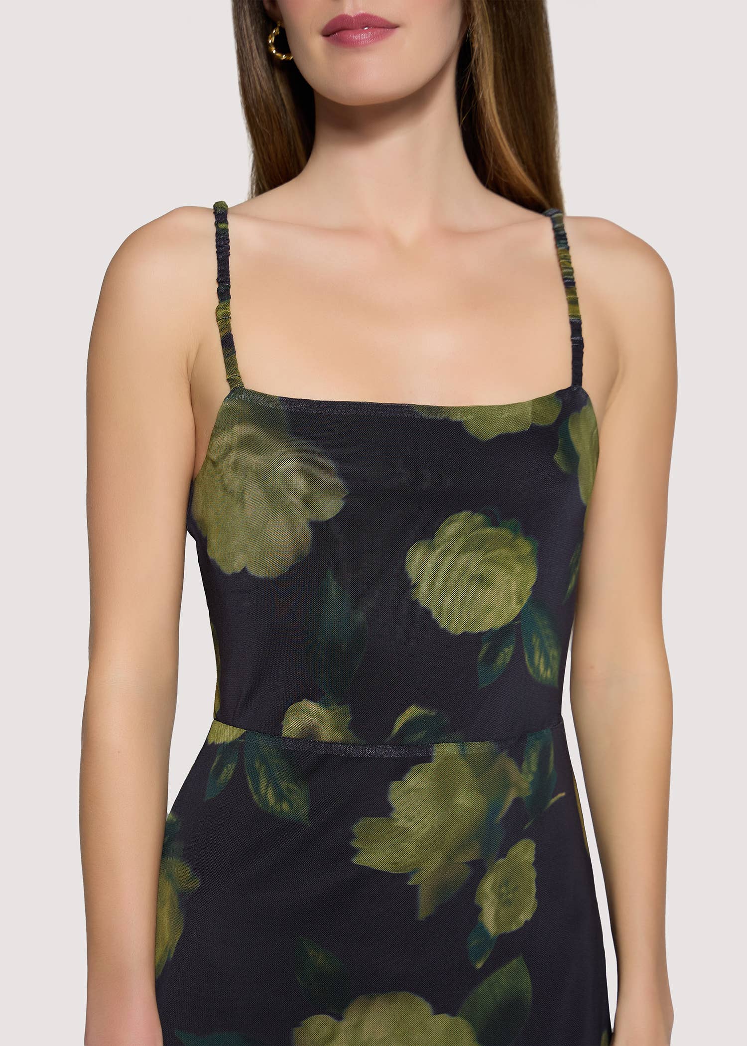 Nocturnal Blooms Maxi Dress
