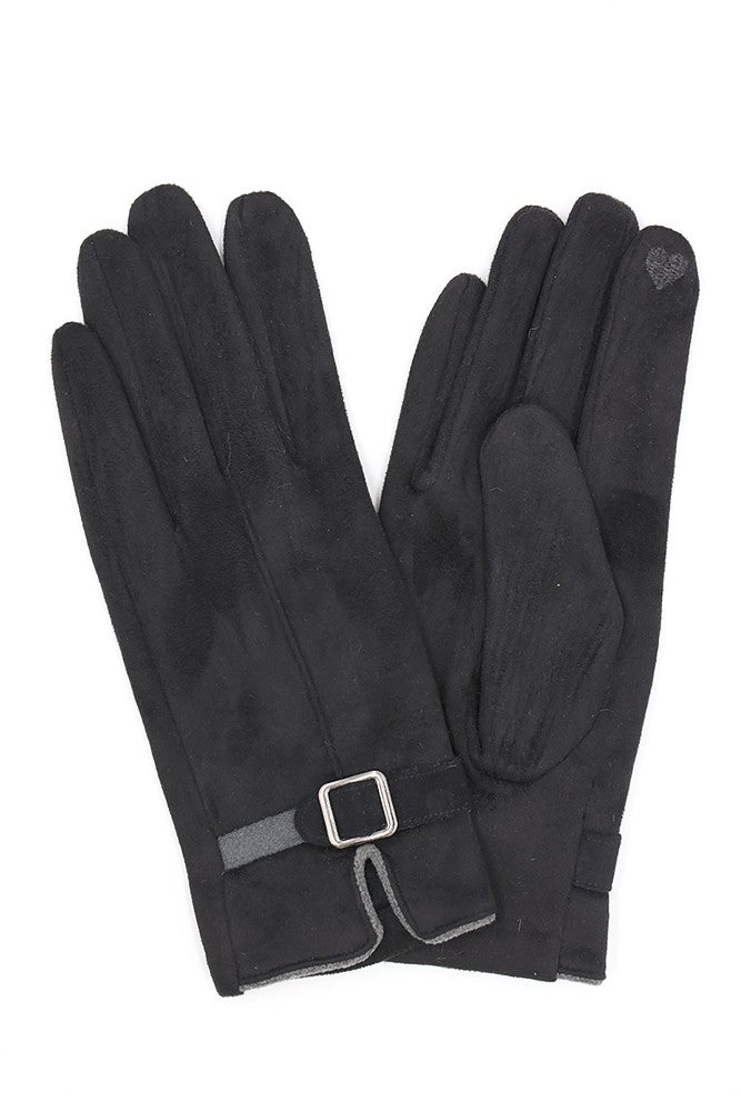 Faux Suede Gloves