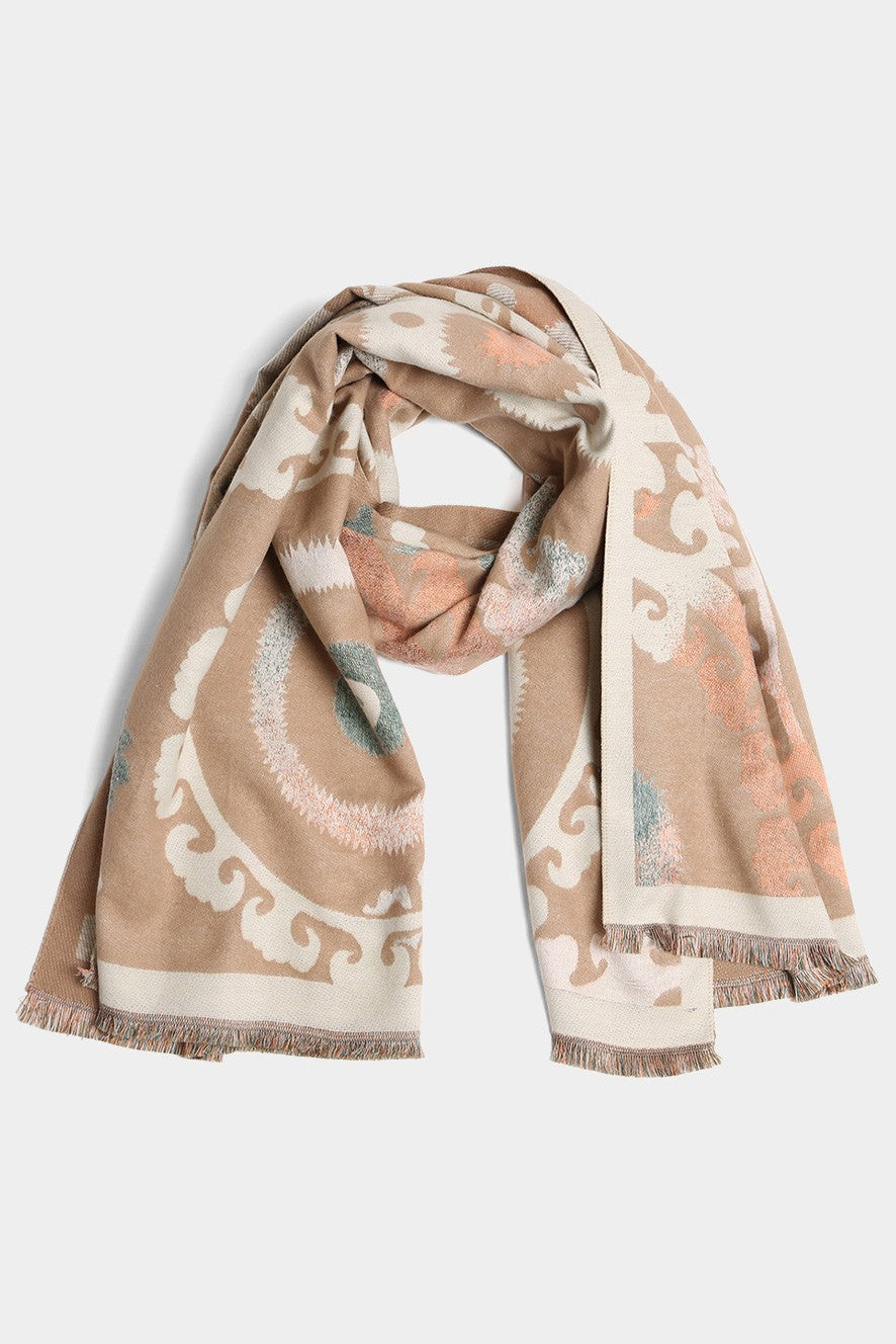 Printed Oblong Scarf