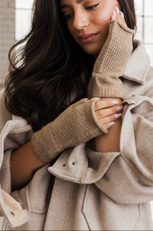 Knit Fingerless Gloves