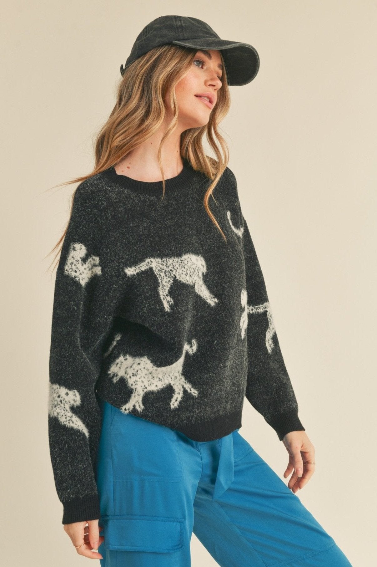 Leopard Pullover Sweater