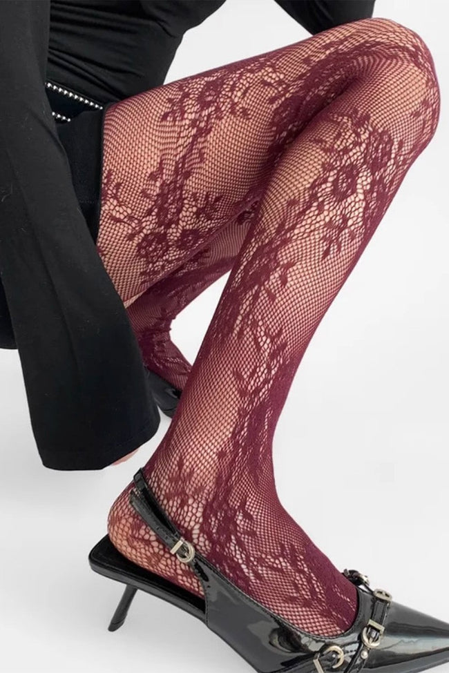 Lace Pattern Stocking