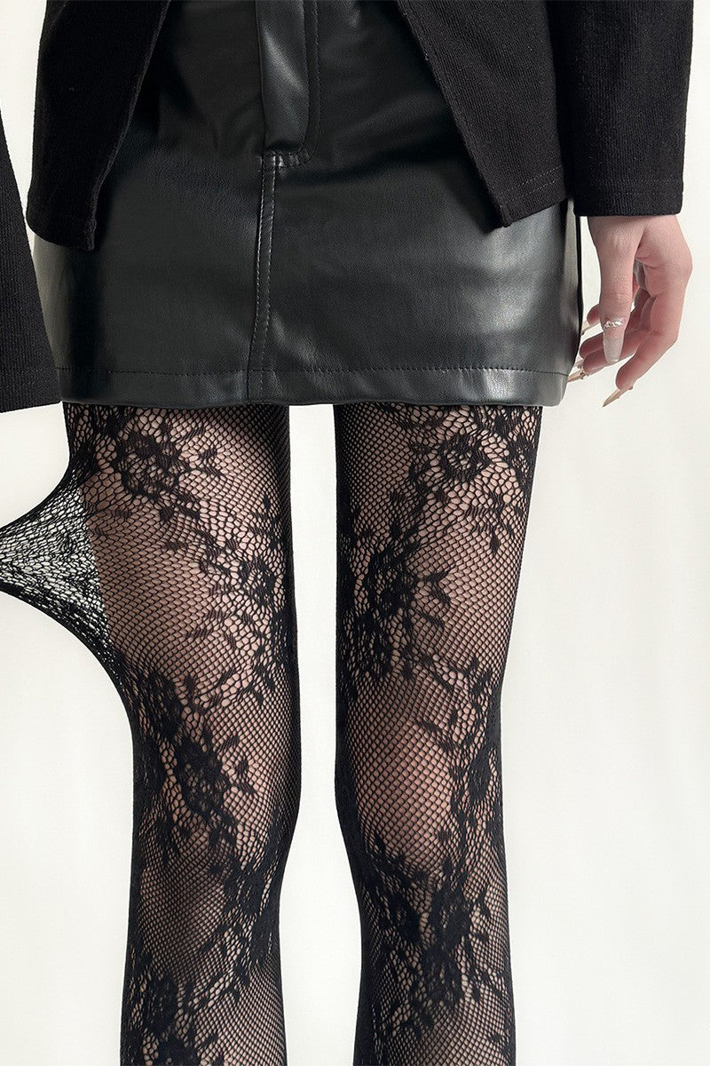 Lace Pattern Stocking