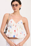 Bikini Print Cami Top