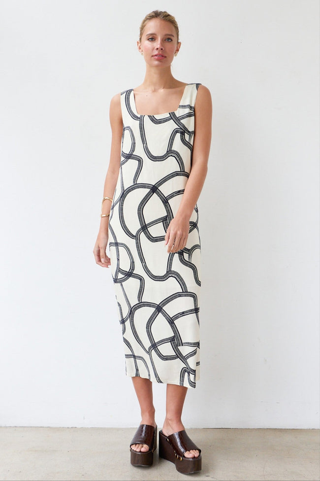 Modern Lines Shift Dress