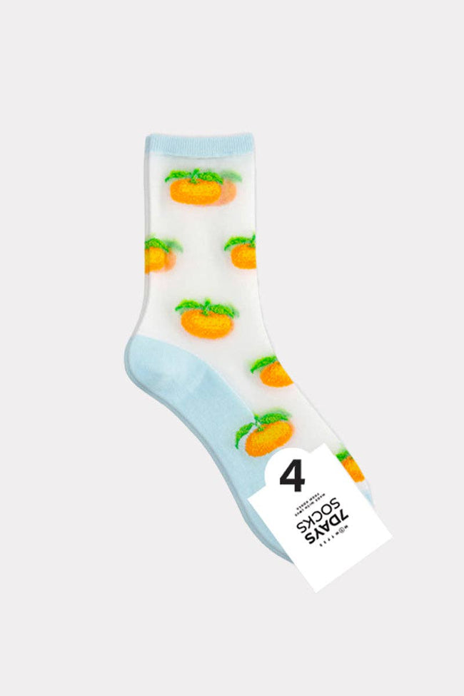 Crew See-Through Hi Juicy Fruit Socks