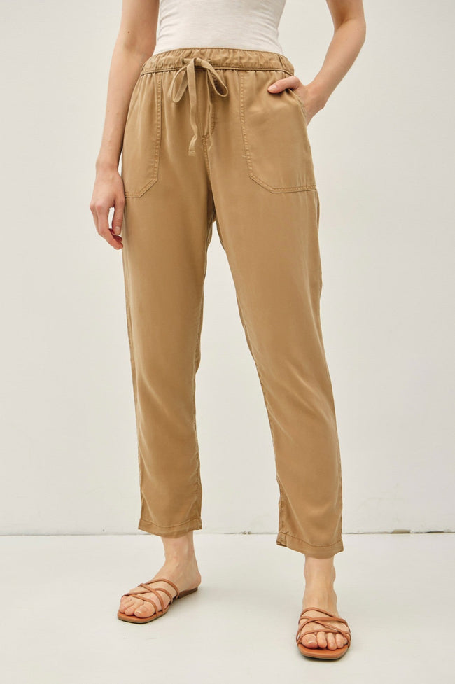 Straight Leg Tencel Pants