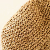 Straw Bucket Hat