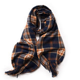 Medium Weight Vintage Plaid Scarf