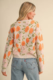 Floral Textured Sweater