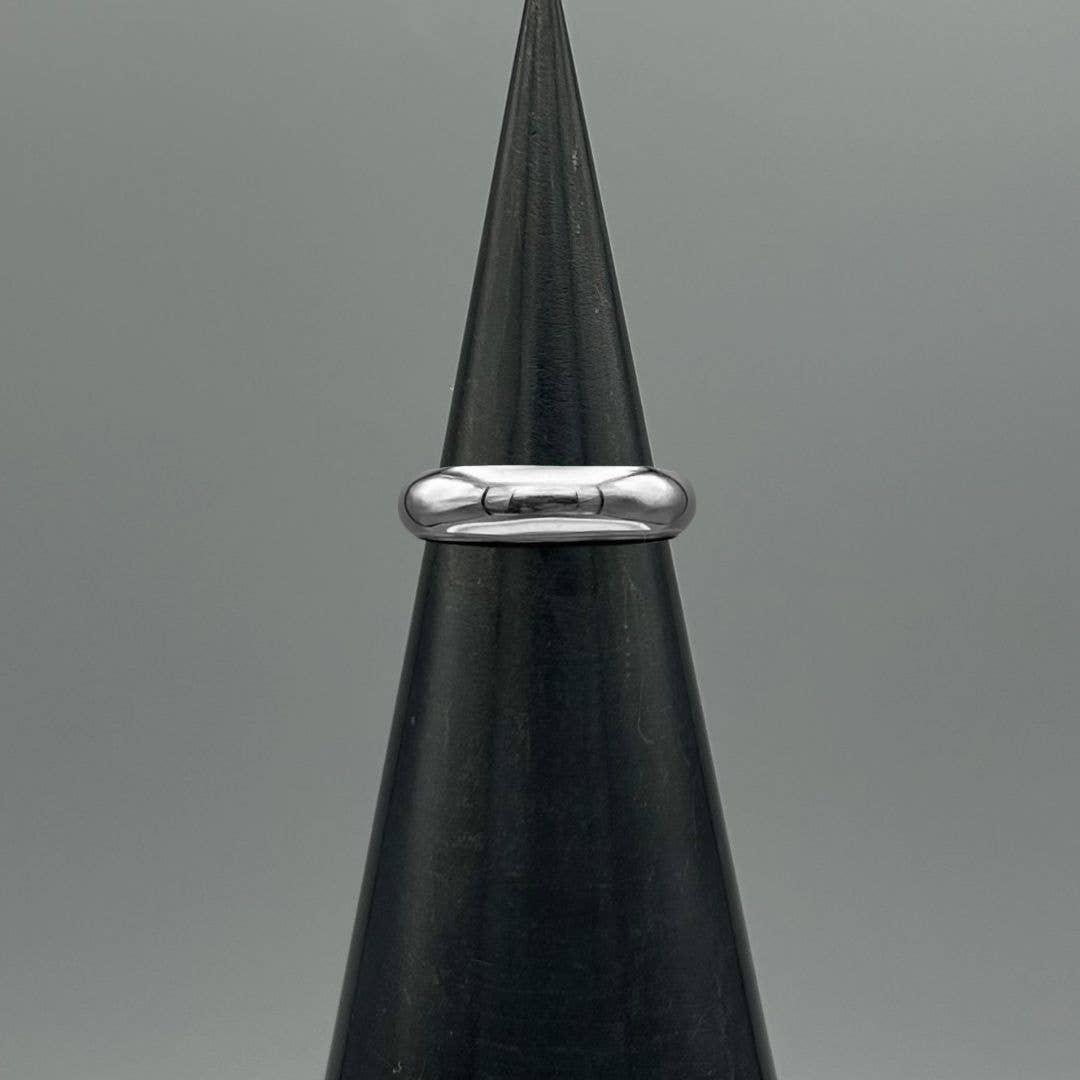 Sterling Silver Dome Ring