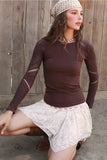 Deco Lace Sleeve Top