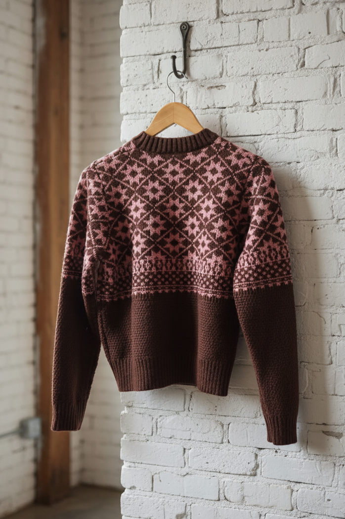 Geo Star Pattern Sweater