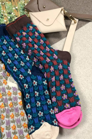 Color Block Cozy Scarf