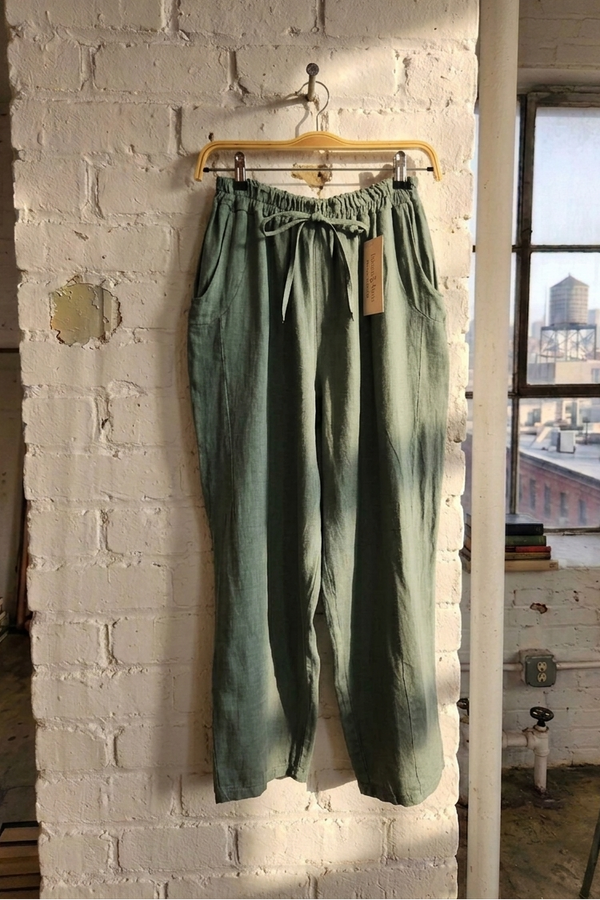 Final Sale - 100% Linen Relaxed Pants